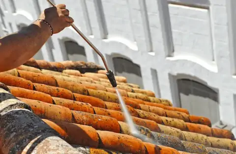 Nettoyage de toitures - Le Pont-Chrétien-Chabenet